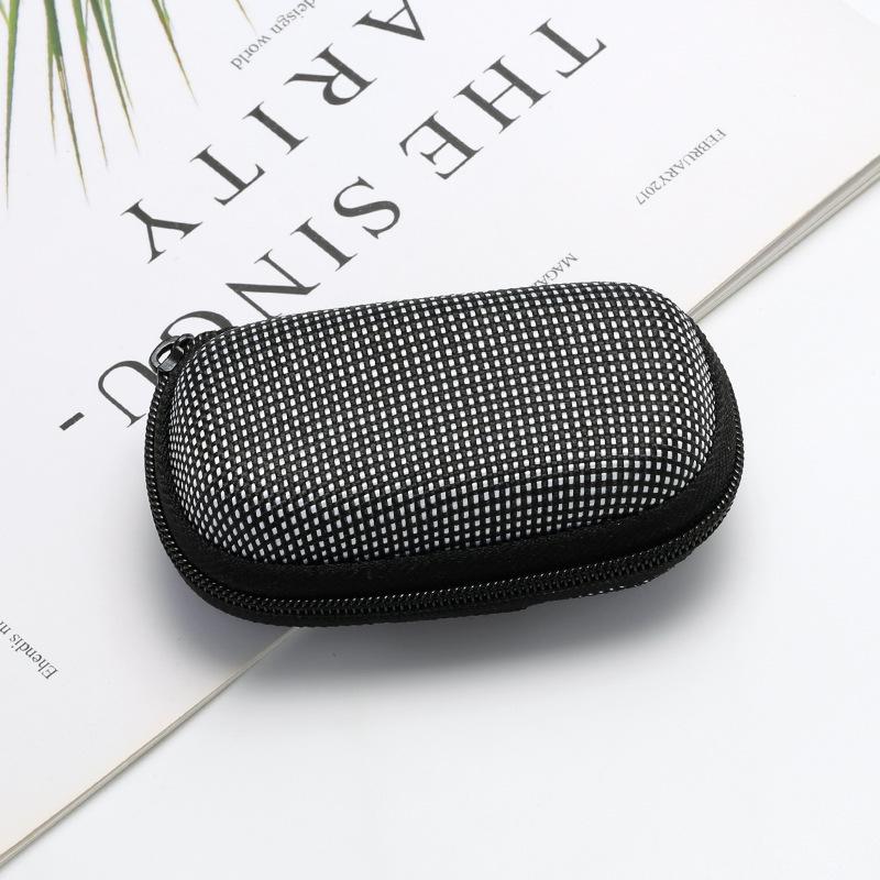 Braunes PU-Leder Faltbares Brillenetui - Lesebrillenbox