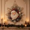Handmade Christmas Tree Decor Faux Pearl Painting Suncatcher Kit, Acrylic Snowflake Shaped Board with Lace Relaxing Holiday Activity Edge, 3D Gemstone