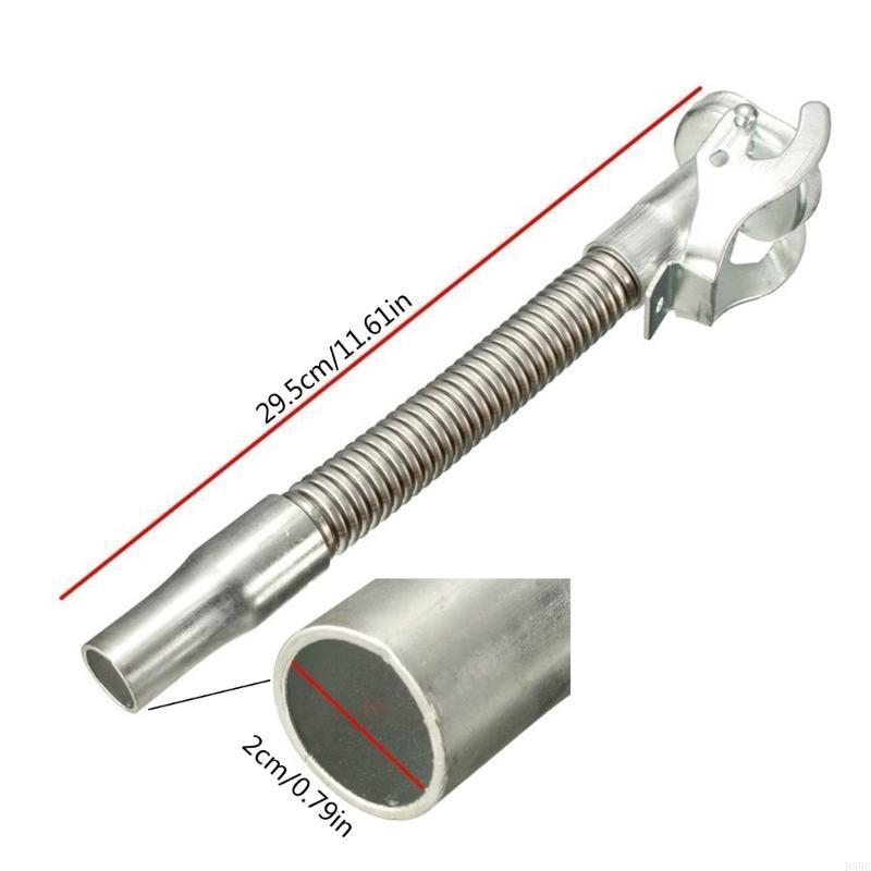 Jerry Can Pourer Metal Flexible Nozzle Spout FunnelPetrol Diesels for 5/10/20L