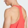 Adidas Neo Logo Round Neck Slim Fit Sleeveless Vest Men Tops Red JD7314