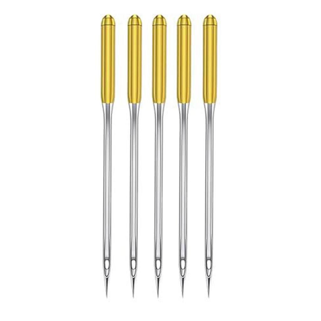 5Pcs Sewing Machine Needle Colorful Stainless Steel Needle Regular Point Machine Needle for Sewing Machine Accessories