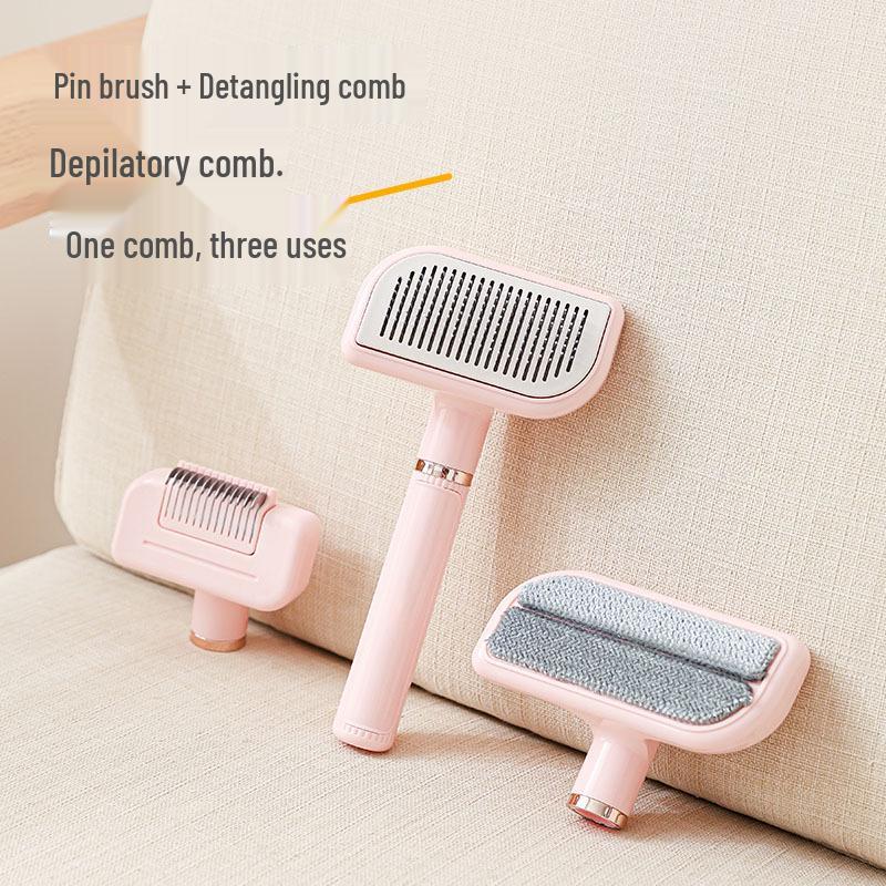 Pet 3-in-1 Detangling Grooming Comb for Dogs & Cats