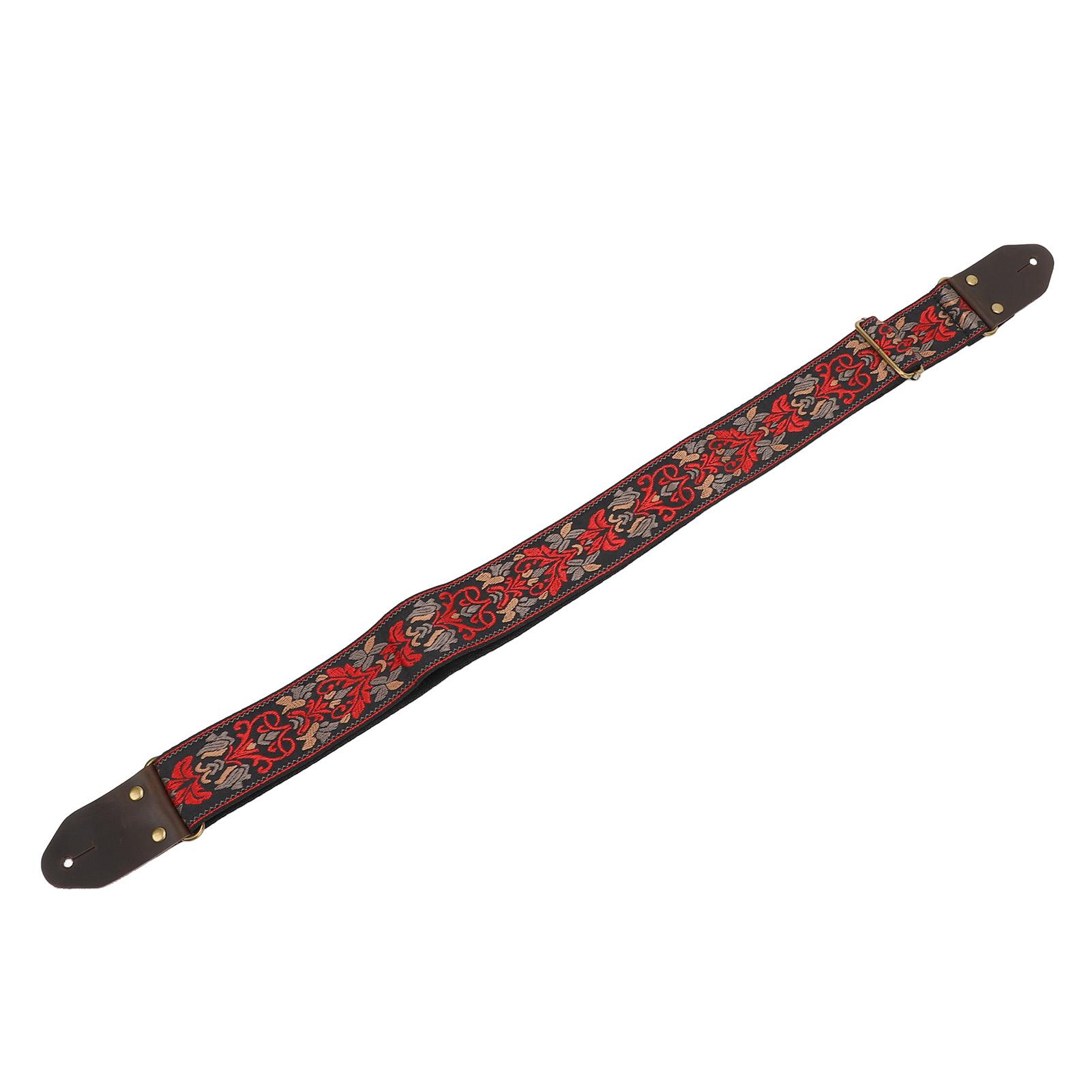 Guitar Strap Thickened and Widened Multifunctional Unique Embroidery Guitar Strap