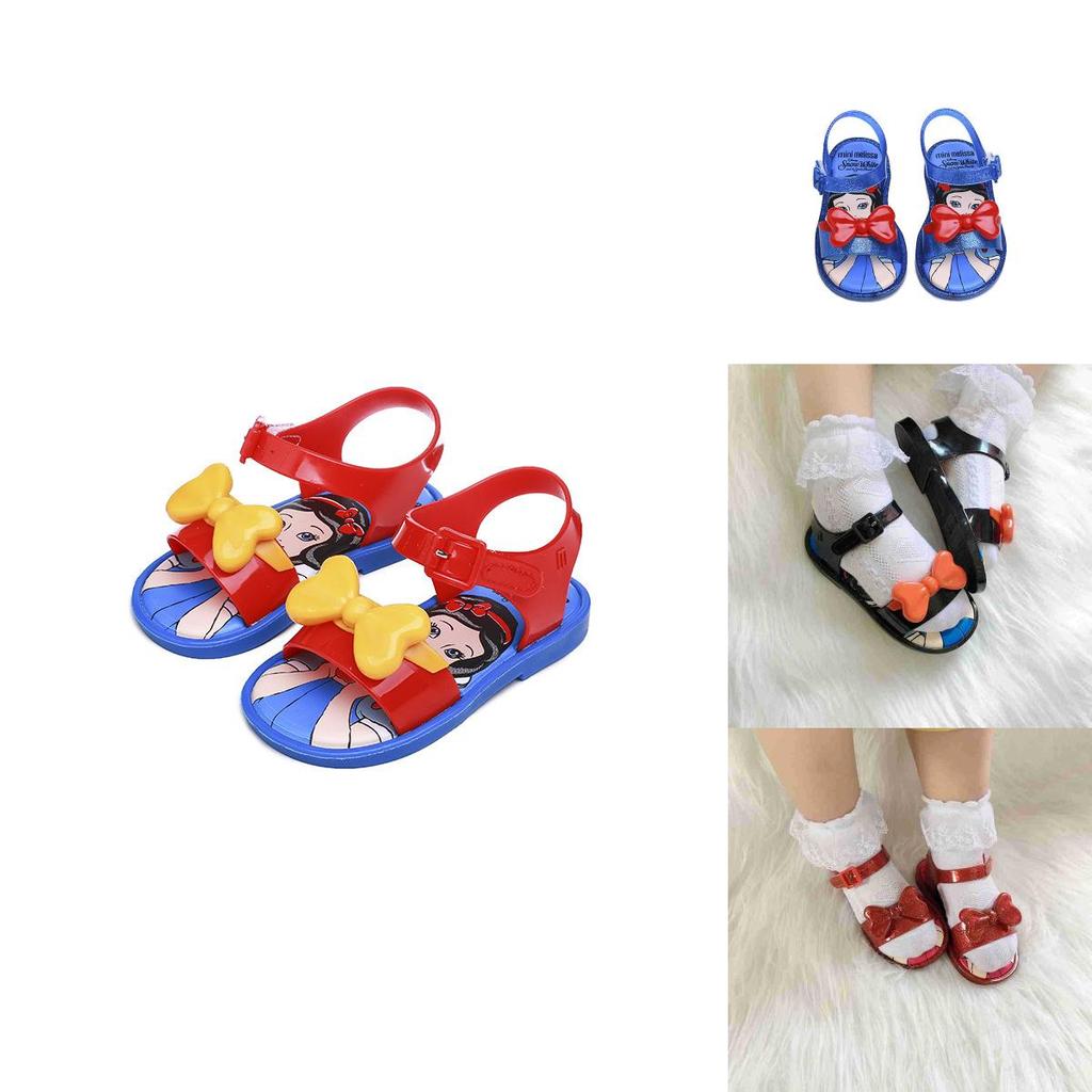 Urocze Mini Melissa Sandały Dziecięce Królewna Śnieżka z Czarującym Motywem Księżniczki