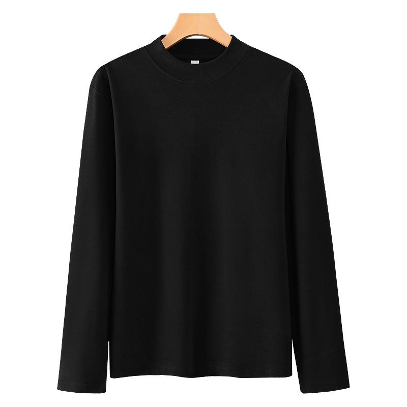 Reversible Thermal Long-Sleeve T-Shirt: Thick Solid Base Layer for Layering