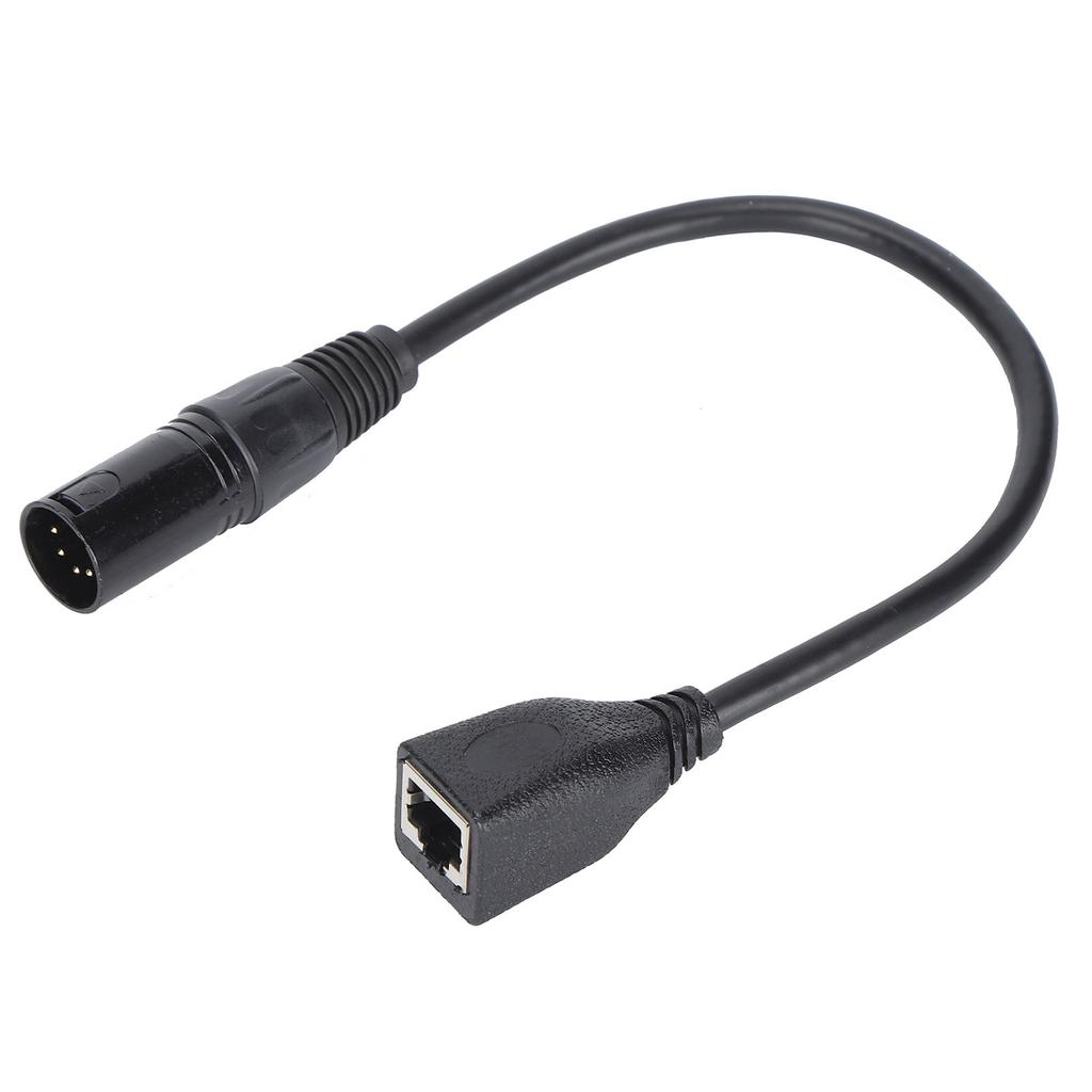 JORINDO JD6099 Adaptor Cable 5Pin XLR Male to RJ45 Female OxygenFree Copper Adaptor Cord