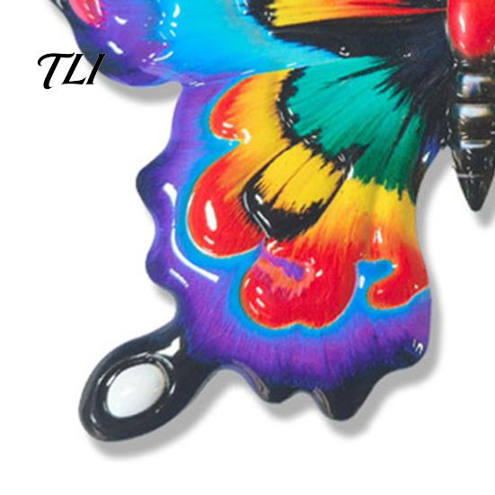 Colorful Iron Wall Sculptures Metal Butterfly Decorations, Art Sculpture Hanging Decor, Outdoor Indoor Decor for Living Room Bedroom Garden