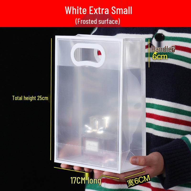 PP Transparent Frosted PVC Teacher's Day/Wedding Gift Tote Bag