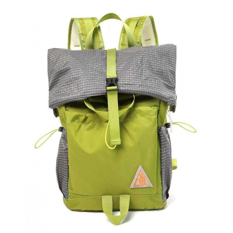 Outdoor Backpack for Men and Women, Large Capacity, Lightweight, Expandable Travel Backpack, Color-blocking Casual Hiking and Mo