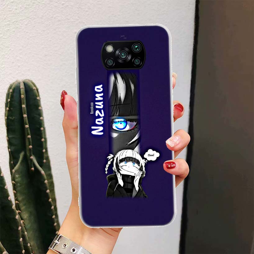 Call Of The Night Nazuna For Xiaomi Poco X7 X6 X5 X4 Nfc F6 F5 Pro Phone Case F4 Gt F3 M5S M5 M4 M3 X7Pro Fundas Cover Coque X6