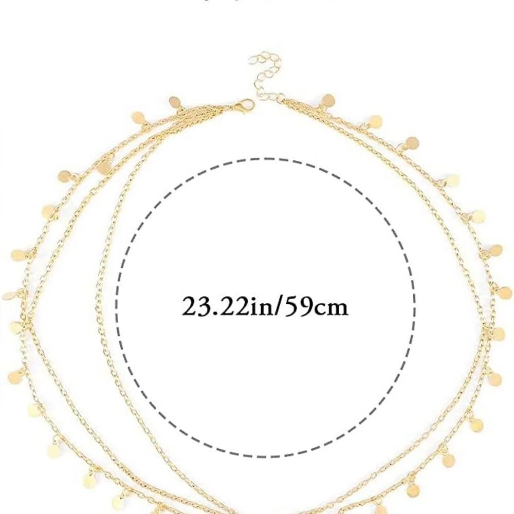 Disc Charms Boho Tassel Head Chain Alloy Headpiece Jewelry New Forehead Hair Jewelry Hair Chain