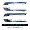 For Tesla Model 3/Y 2017-2025 Carbon Fiber 4PCS Door Handle Sticker Cover Model Y Juniper Carbon Fiber Resin Dropping Process