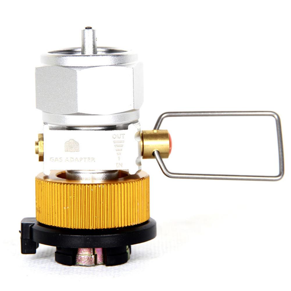 Air Tank Conversion Adapter Rechargeable Reusable Adjustable Stove Refill Adapter Outdoor Camping Supplies