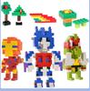 Building Blocks Children's DIY Toys Bulk 300/500/1000pcs Creative Collage Educational Toys Granule