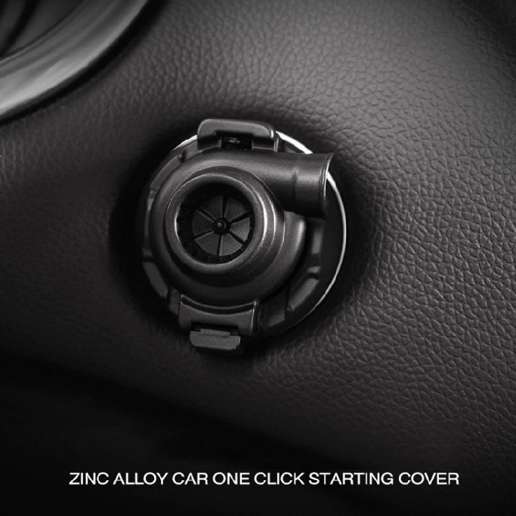 Zinc Alloy Start Stop Rings Button Cover Decoration Interior Sticker for Cars & Motorcycles to Prevent Accidental Touch
