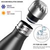 500/750ML Portable Thermal Bottle Vacuum Double-Wall Insulated Flask Stainless Steel Sport Bottles Hot Cold Cola Thermal Bottle