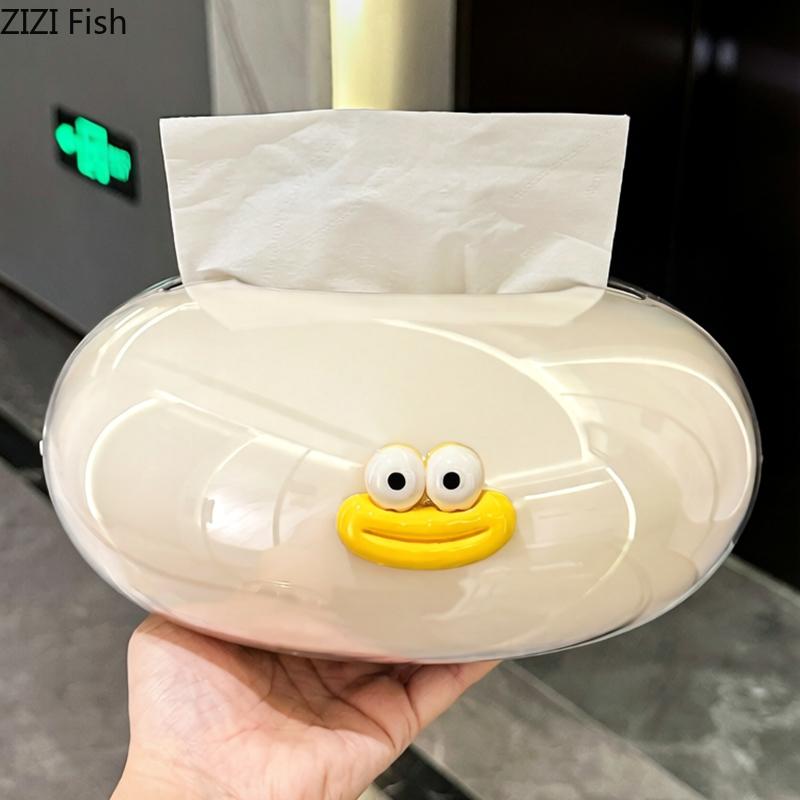 Minimalismus Ovale Magnetische Taschentuchbox Kaffeetisch Schreibtischdekoration Kreative Accessoires Taschentuchbox Nachttisch Papiertuchhalter