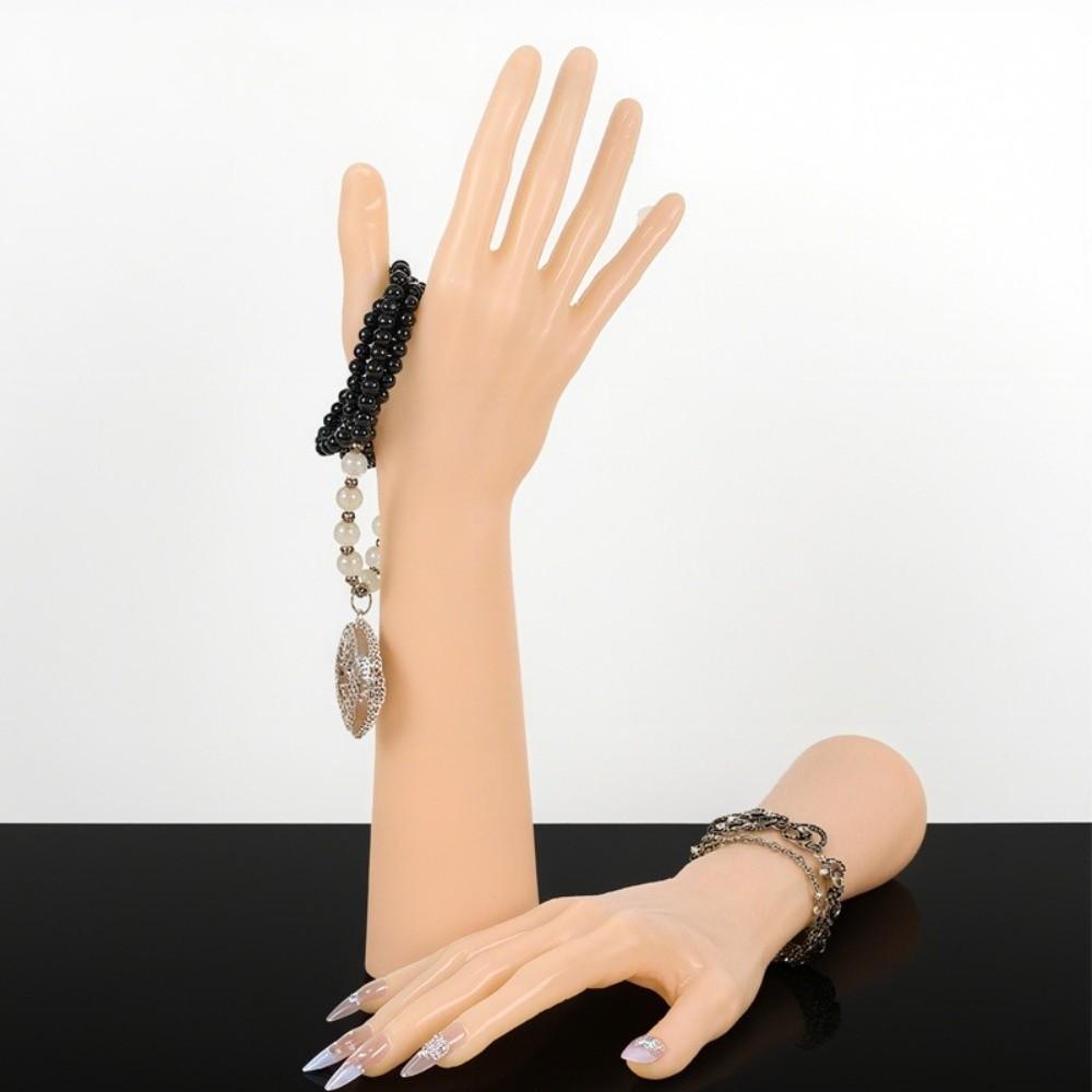 Multi-purpose 25/32cm Mannequin Hand PVC Long Arm Bangle Holder Watch Display Stand Jewelry Display Holder
