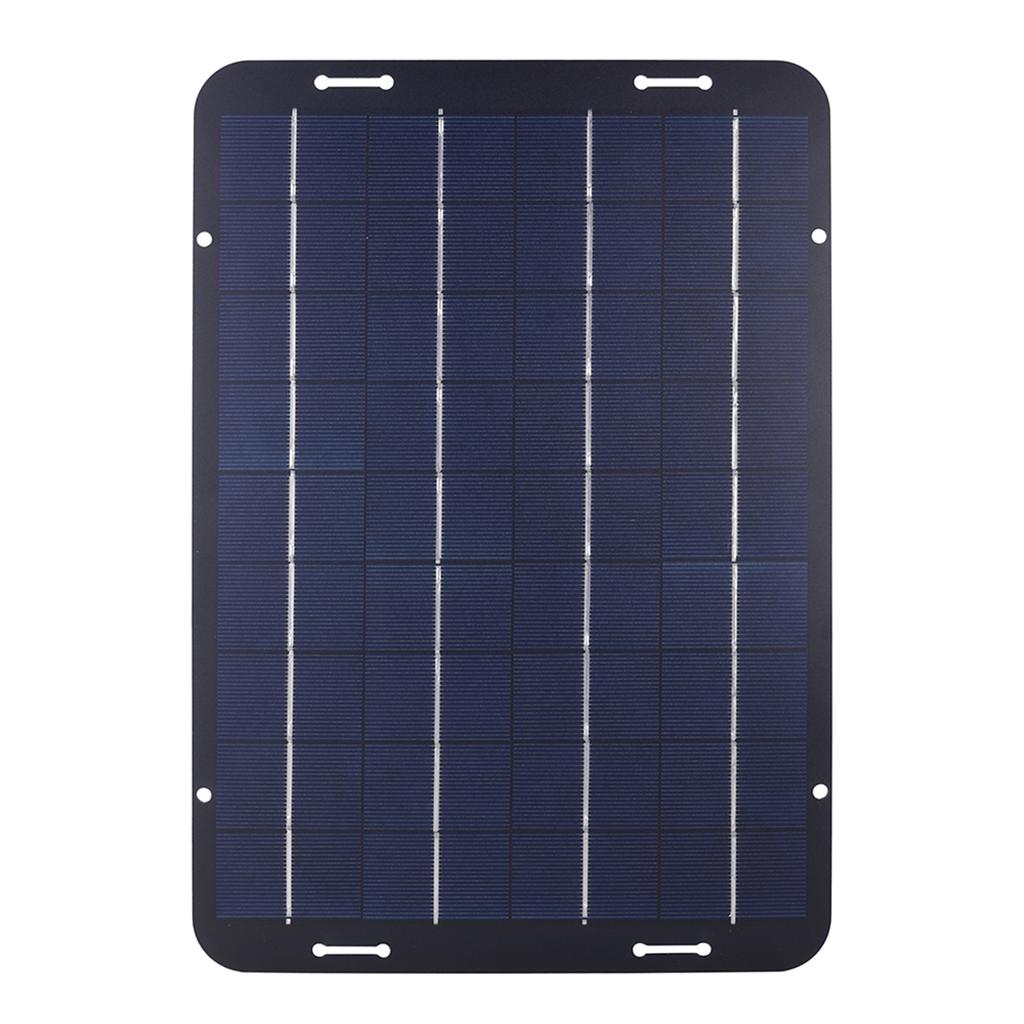 10W 18V Solar Battery Charger Maintainer, Portable Waterproof Solar Panel Charging Kit for RV Camper Tractor Boat