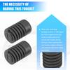 uxcell 2pcs Car Hood Rubber Bumper Hood Bumper Stop Cushion Stopper Black Rubber Fit Hyundai Kia