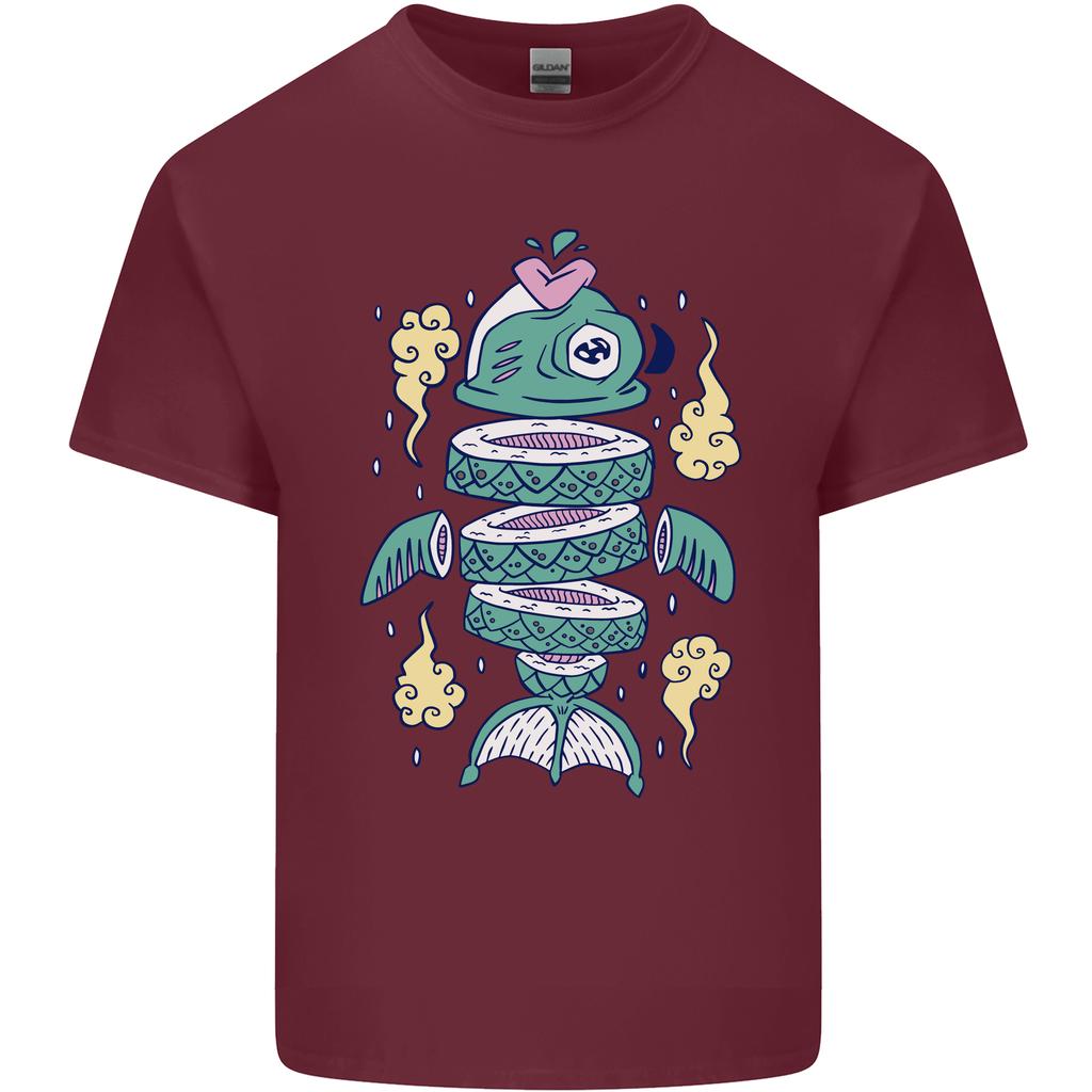 Funny Sliced Sushi Fish Fishing FisherUnisex Unisexs Light Cotton TShirt