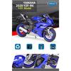 Welly 1/12 Yamaha YZF-R6 Alloy Racing Motorcycle Model Diecast Metal Street Sports Motorbike Model Collection Childrens Toy Gift