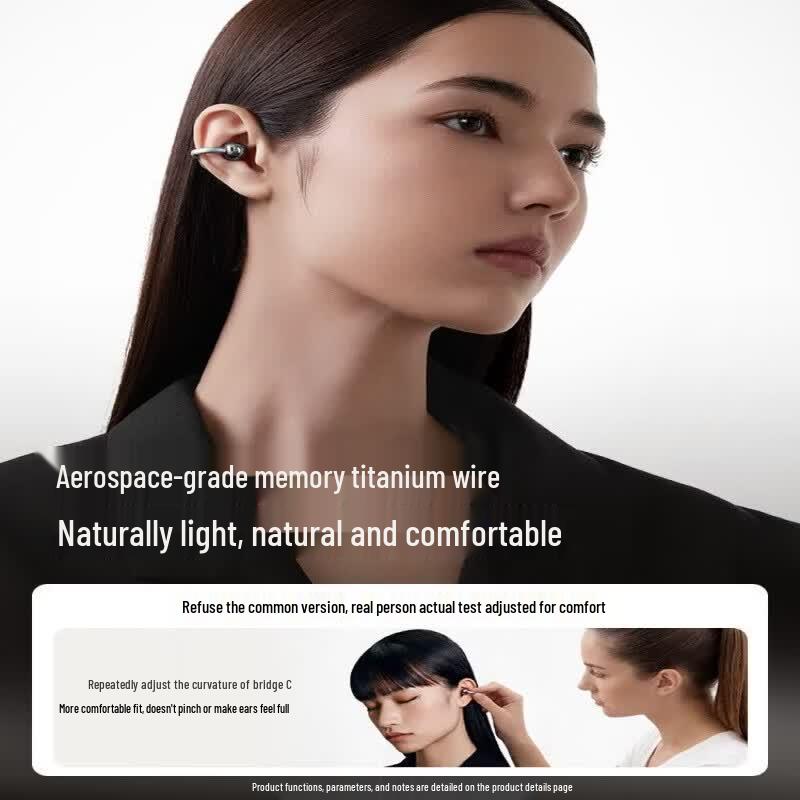 Saina S6S Ultra Open-Ear Clip-On Bluetooth Sports Earphones