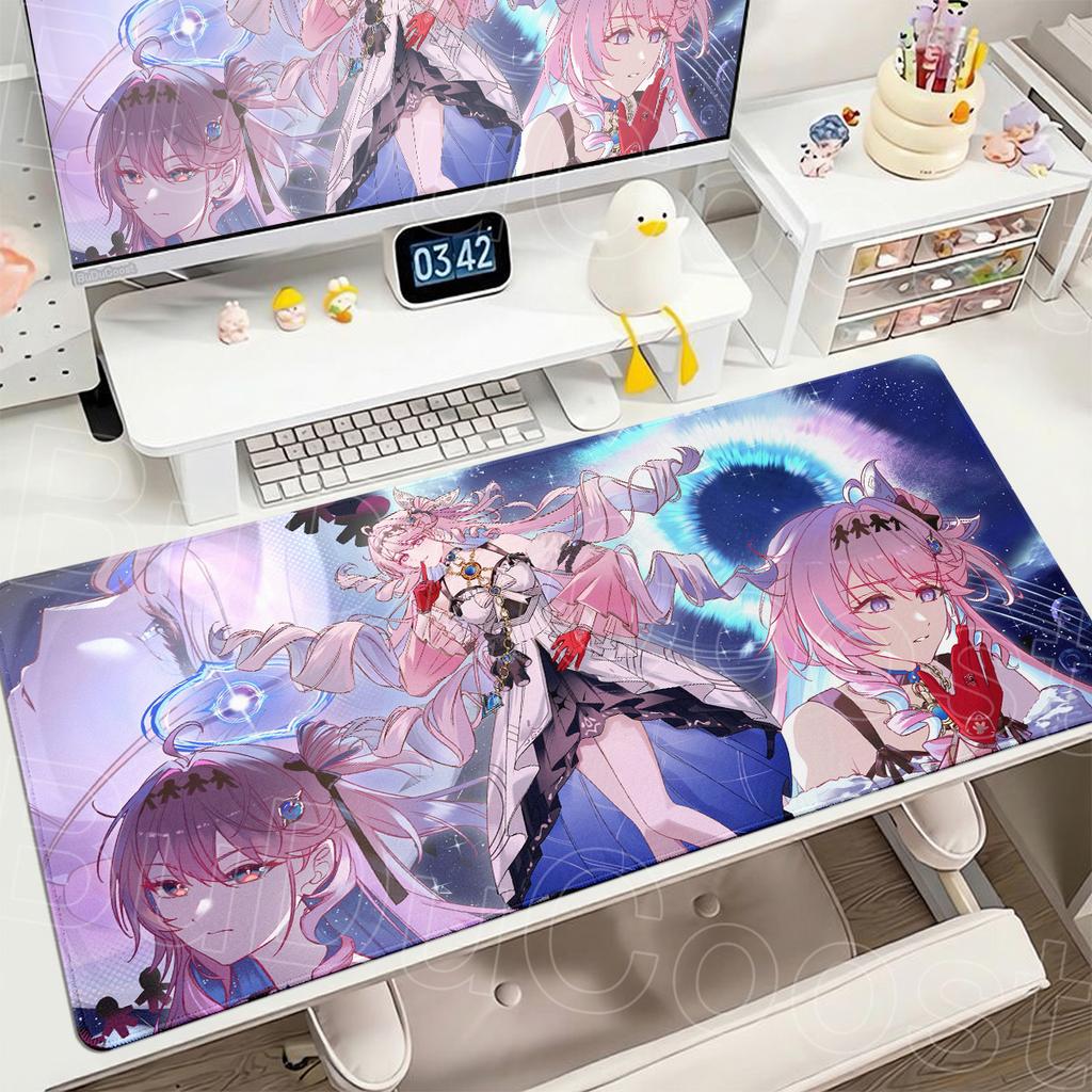 Denia Cute Gaming Wuthering Waves Mousepad 400x900mm Non-slip Rubber Keyboard Mat HD Printing Anime Girls Office Extend Desk Pad