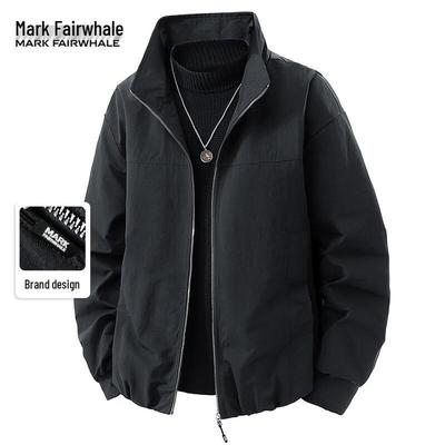 Men's Stand Collar Utility Jacket