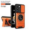 Slide Camera Cover Case for Vivo Y29 4G Magnetic Kickstand Stand Protective Phone Cover for Vivo Y29 4G