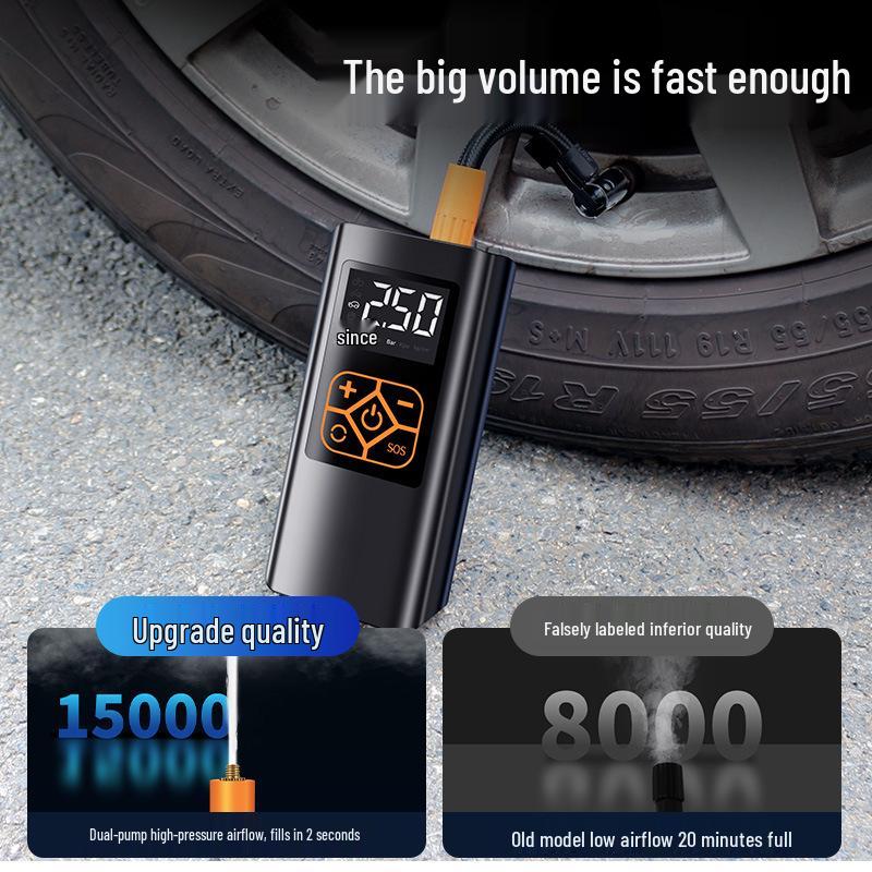 Portable Wireless Electric Tire Inflator Pump