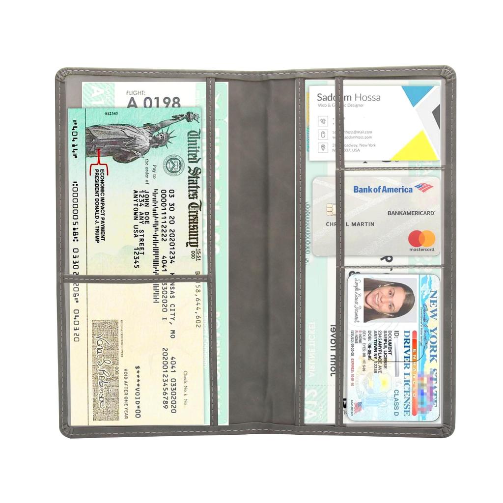 Leather Car Insurance & Driver's License Holder - Multifunctional, Long-Lasting Wallet