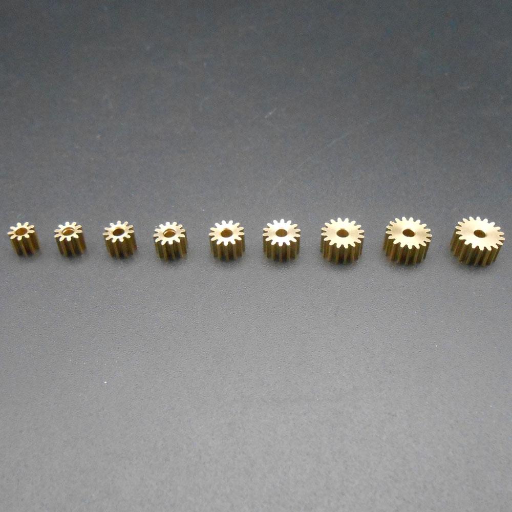 20Pcs/Lot 0.4M 0.4 Modulus 18T Brass Gear Spur Mechanical Small Pinion Bore Hole Aperture 2MM 1.98MM 2A 18 Teeth Height 4MM 182A