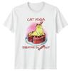 Cat Yoga Breathe In Purr TShirt Funny Cat Animal Lover Birthday Gift