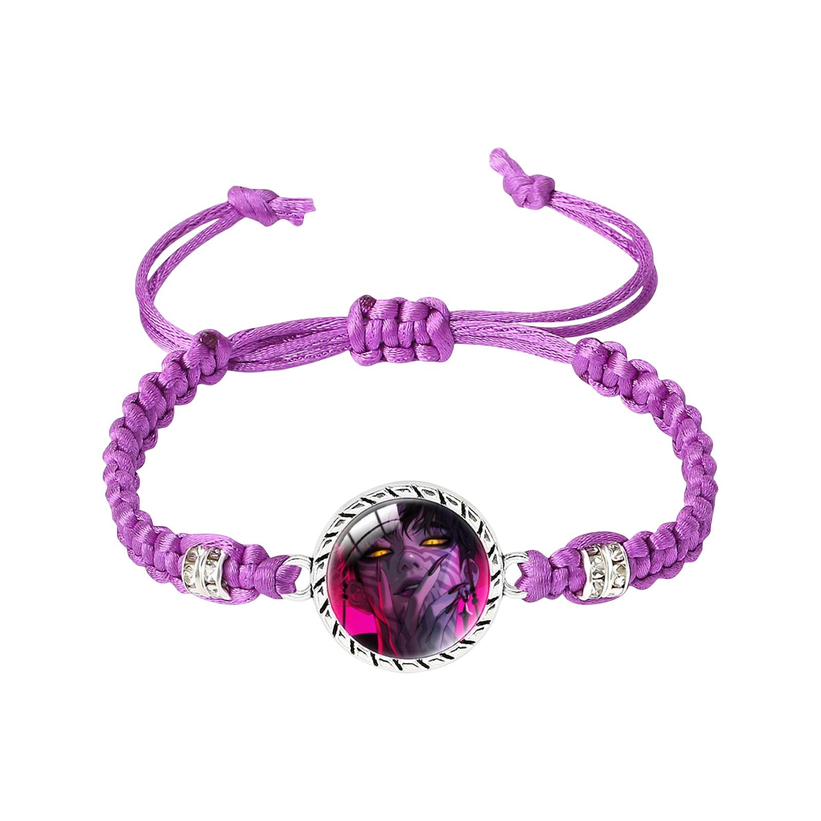 

Подарки для маленьких девочек: Аксессуары для косплей-костюма, Двухцветный плетеный браслет, Наручный браслет, Костюм One Size