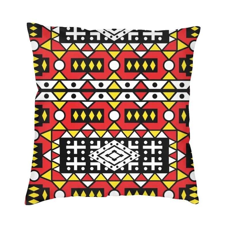 Decorat Fata de Perna Sufragerie African Etnic Geometric Floral Husa de Perna Model Colorat