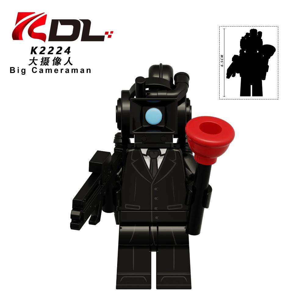 Skibidi Toilet MOC Abstract Robot Building Blocks Compatible With LEGO Monitor TV Man Delicate Figures Mini Model Bricks Toys