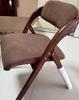 Folding Chair, Wooden Backrest Chair, Solid Wood Dining Chair, Multi-functional Stool, Foldable Chair for Home and Office
