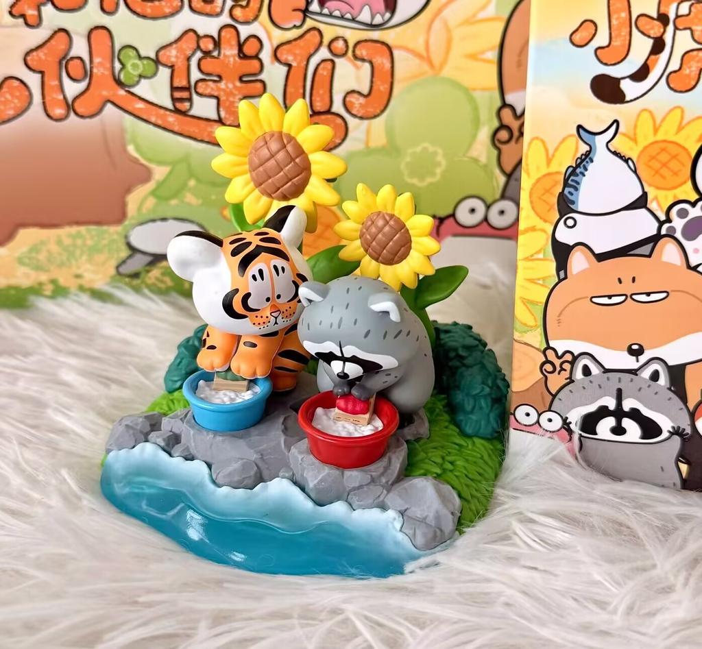 New Genuine Fat Tiger Little Tiger And His Companions Series Blind Box Figure Cute Doll Ornament Trendy Toy Gift In Stock