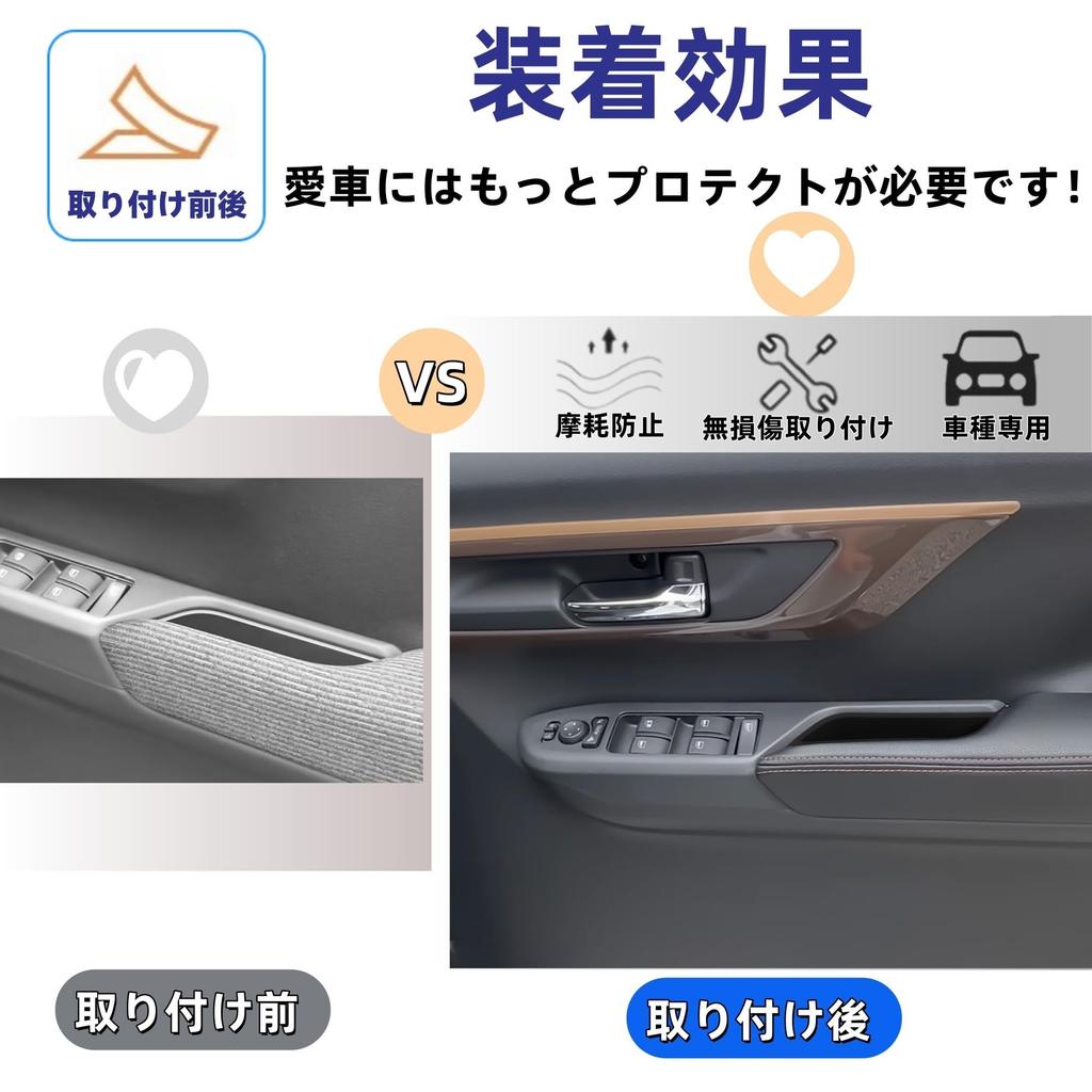 Glealcco Front Door Pocket Storage Tray Mat Custom Interior Parts for the New Move Canvas - (LA850S LA860S)