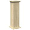 Pedestal with Storage Space Sonoma Oak Finish 31 X 30 X 90 Cm Engineered Wood