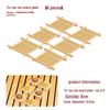 Chinese Wooden Nine-Compartment Serving Tray for Tea & Snacks - 6-piece Set