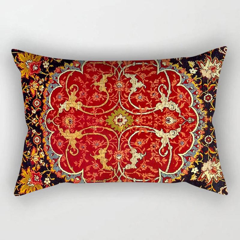 Mandala Cushion Cover 30x50 Polyester Vintage Pattern Pillowcover Decorative Sofa Cushions Throw Pillows Home Decor Pillowcase