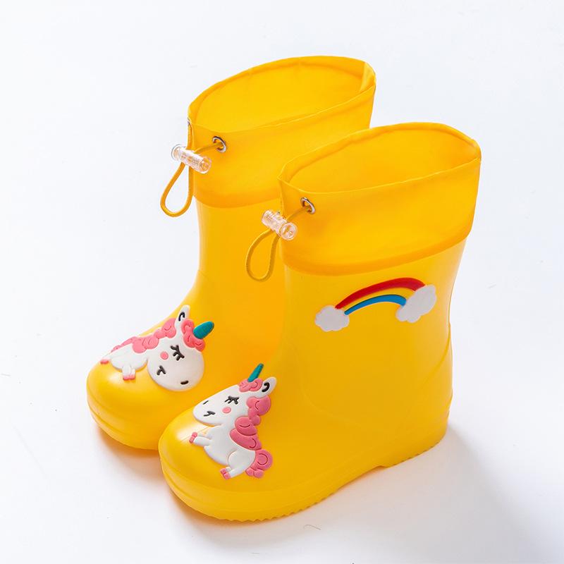 Botas de Lluvia para Niños, Botas de Lluvia para Niñas, Botas de Agua Antideslizantes para Niñas, Zapatos de Agua