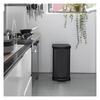 Poubelle a Pédale - 50 L - Noir - Curver