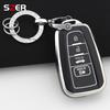 Tpu 4 Buttons Car Remote Key Case Cover Shell Fob For Toyota Chr Camry Corolla Rav4 Highlander C-Hr Prius Land Cruiser Prado