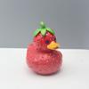 Cartoon Fruit Duck Statue Cute Animal Sculpture Desktop Decoration Duck Figurine  Office