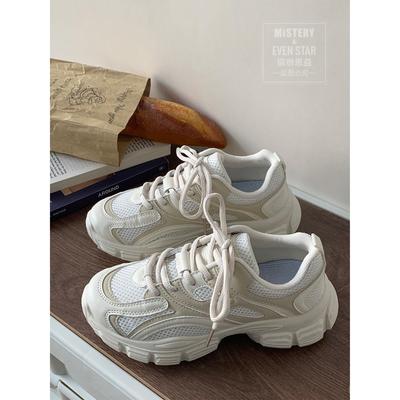 Spring New Thick-soled Heightening Retro Dad Shoes 1 New Color