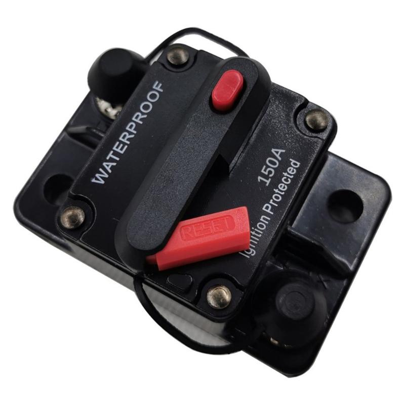 Transparent PC Case Automotive Circuit Breaker 30A To 300A Manual Reset For Overload Protection In Cars Boats And RVs