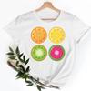 Tee Shirt T Fish Watercolor Printing Women Casual Fashion Tshirt Top Female Lady Clothes Short Sleeve Graphic T-shirts